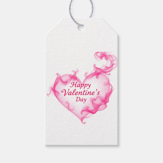 Valentinstag - Begehung der Liebe Geschenkanhänger (Vorderseite)