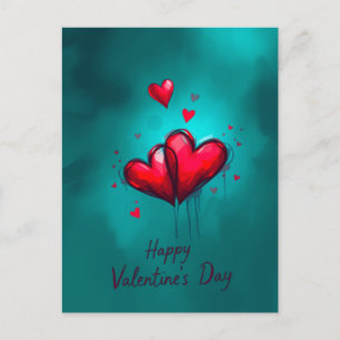 Valentinstag - Begehung der Liebe Postkarte