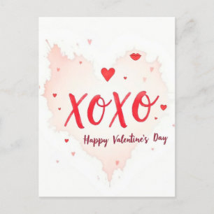 Valentinstag - Begehung der Liebe Postkarte