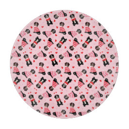 Valentinstag Bernese Mountain Hunde Schneidebrett