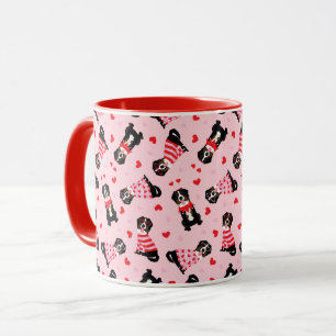 Valentinstag Bernese Mountain Hunde Tasse