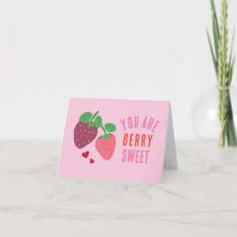 Valentinstag Berry Sweet Card