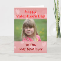 Valentinstag Beste Mama je Kind Foto