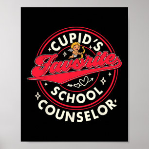 Valentinstag-Betreuer Cupids Lieblingsschule Poster
