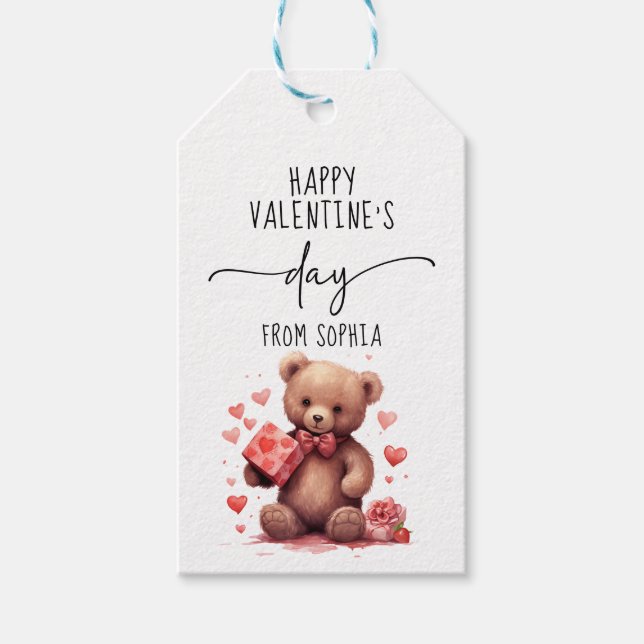 Valentinstag bewundernswert Tag Geschenkanhänger (Vorderseite)