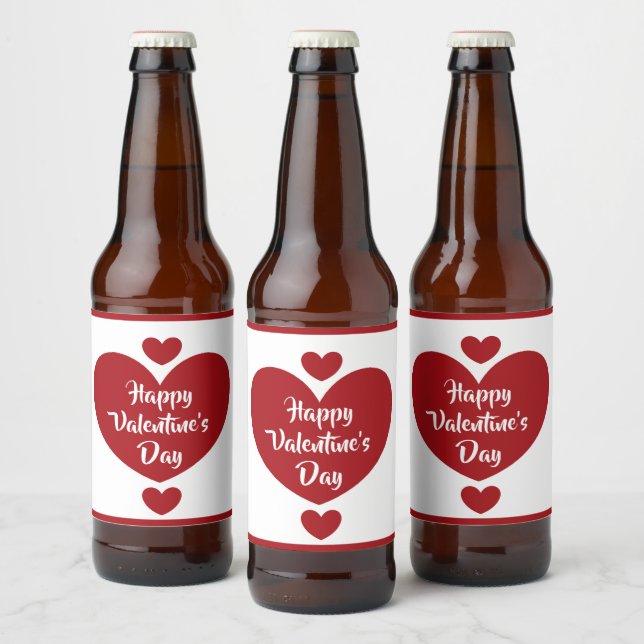 Valentinstag Bierflaschen Etiketten (Flaschen)