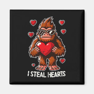 Valentinstag Big Foot Sasquatch Ich stehle Herzen Magnet