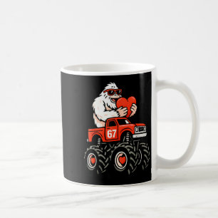 Valentinstag Bigfoot 67 Meme Grafik Kunst Kaffeetasse