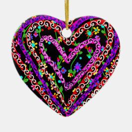 Valentinstag Blumenmuseum Keramik Ornament