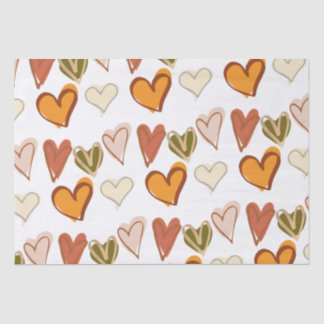 Valentinstag Boho Hippie Heart Tissue Seidenpapier