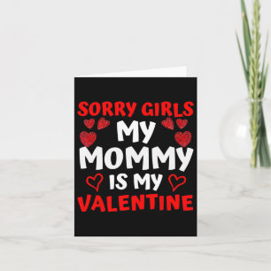 Valentinstag Boys Sorry Girls Meine Mama ist mein Karte
