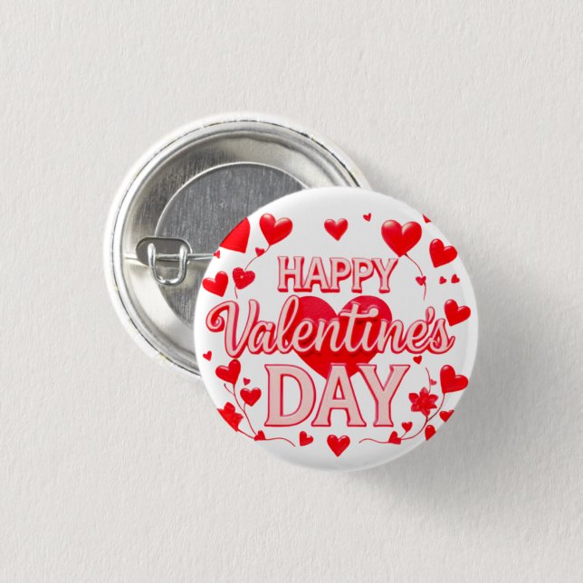 VALENTINSTAG BUTTON (Vorne & Hinten)