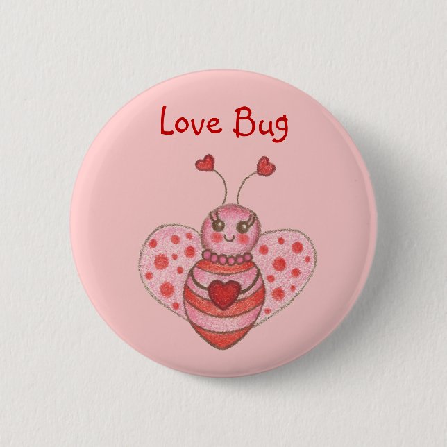 Valentinstag Button (Vorderseite)
