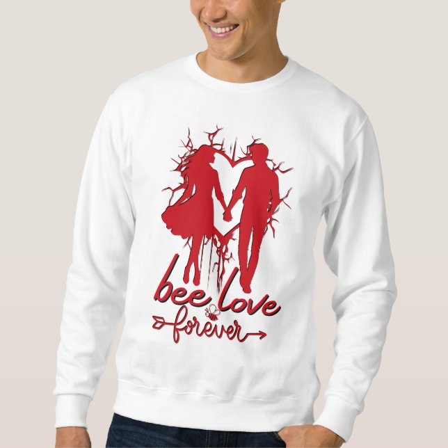 Valentinstag Buzz Sweatshirt (Vorderseite)