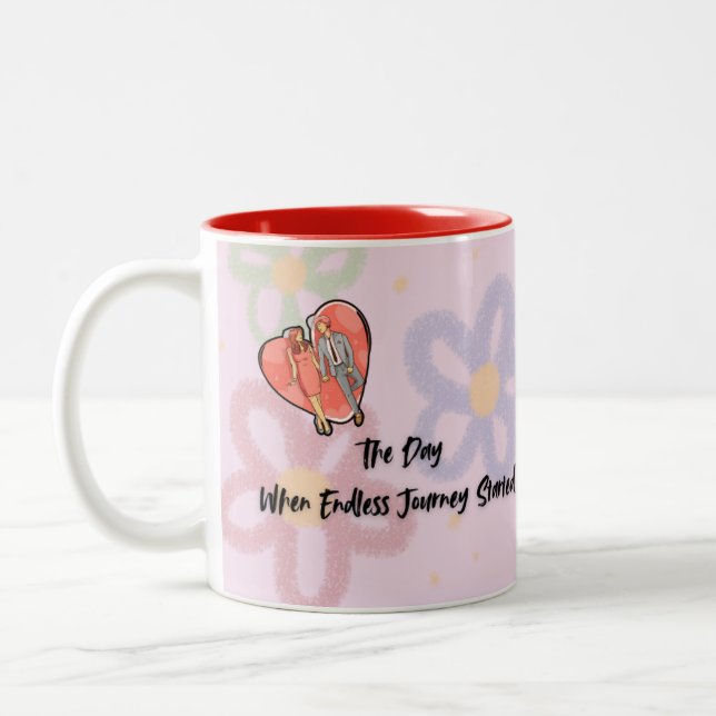 Valentinstag Calender Kaffee Tasse (Links)