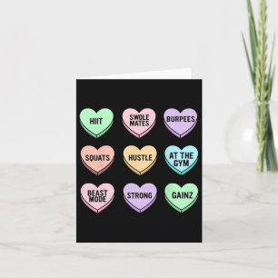 Valentinstag Candy Heart Bodybuilding Fitness Co Karte
