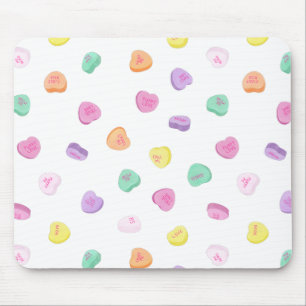 Valentinstag Candy Hearts Pattern Mousepad