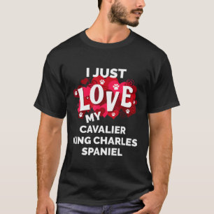 Valentinstag Cavalier King Charles Spaniel Dog L T-Shirt
