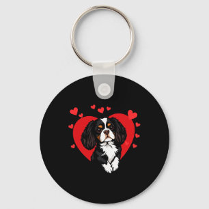 Valentinstag Cavalier King Charles Spaniel Schlüsselanhänger