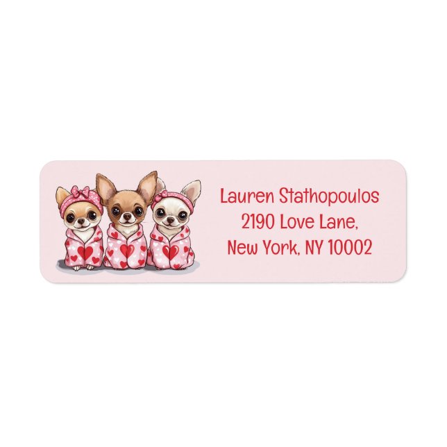 Valentinstag Chihuahua Dogs (Vorne)