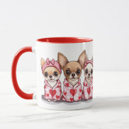 Valentinstag Chihuahua Dogs Tasse