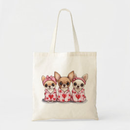 Valentinstag Chihuahua Dogs Tragetasche