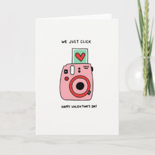Valentinstag Click Foto Karte