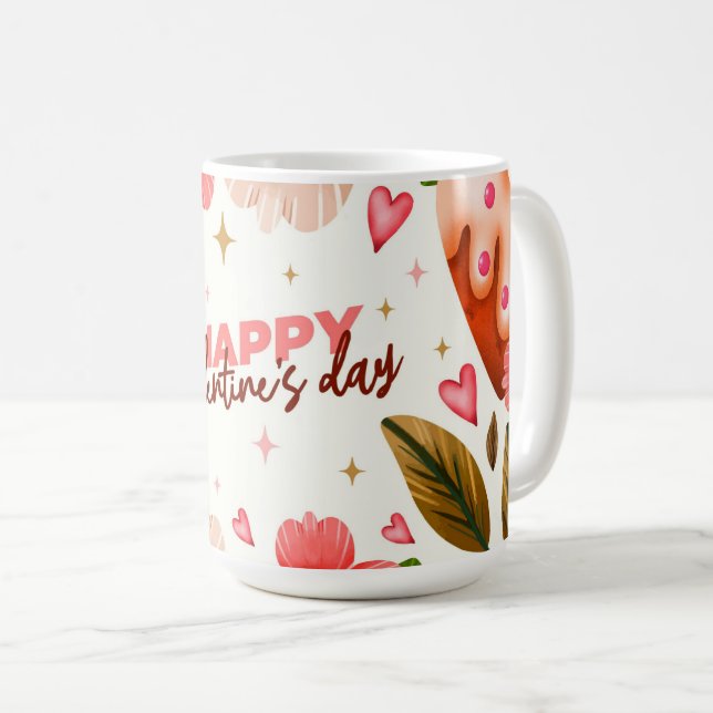 Valentinstag Coffee Tasse (VorderseiteRechts)