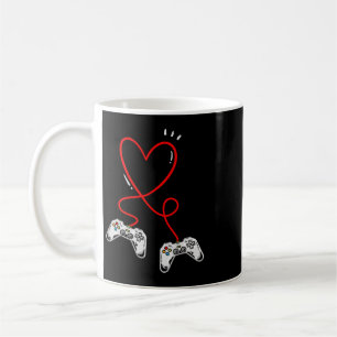 Valentinstag-Controller Herz Videospiel Gamer Kaffeetasse