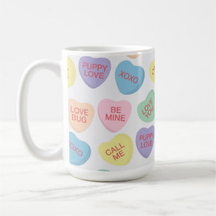 Valentinstag Conversation Candy Hearts Tasse
