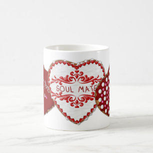 Valentinstag-Cookies-Soul-Mate-Kaffee-Tasse Tasse