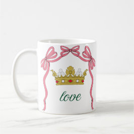 Valentinstag Coquette Herz-Schleife Valentinstag Kaffeetasse