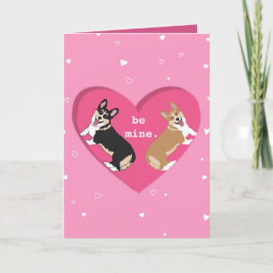 Valentinstag Corgi XOXO Dankeskarte