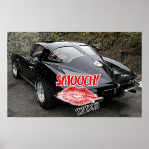 Valentinstag Corvette Poster