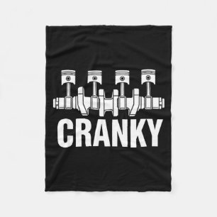 Valentinstag Cranky Kurbelwellen-Design für Mechan Fleecedecke