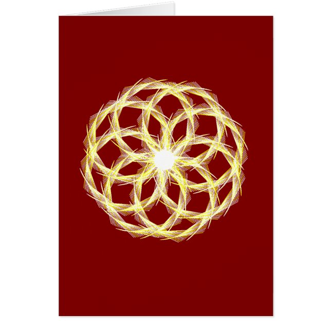 Valentinstag Crimson and Gold Match, Card (Vorne)