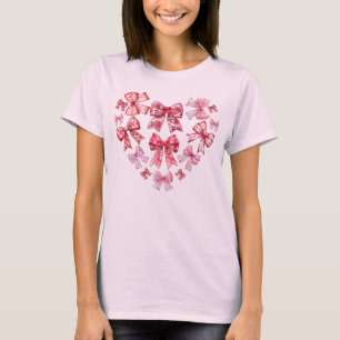 Valentinstag-Croquette-Bogen-Herz T-Shirt