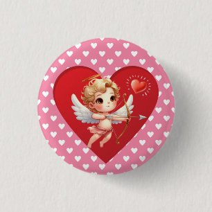 Valentinstag Cupid Button