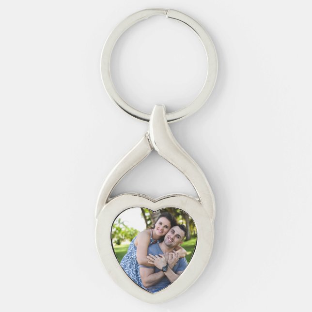 VALENTINSTAG CUSTOM FOTO NECKLACE SCHLÜSSELANHÄNGE SCHLÜSSELANHÄNGER (Vorderseite)