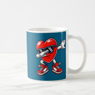 Valentinstag Dabbing Herz Lustige Männer Grafik Ku Kaffeetasse