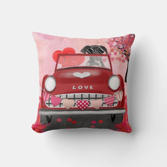 Valentinstag-Delikatesse Kissen (Vorderseite)
