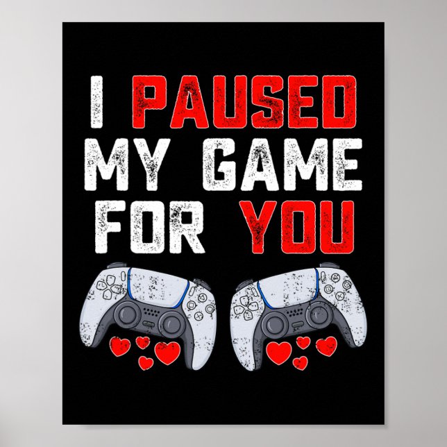 Valentinstag, den ich für dich als Glücksspielspie Poster (Vorne)