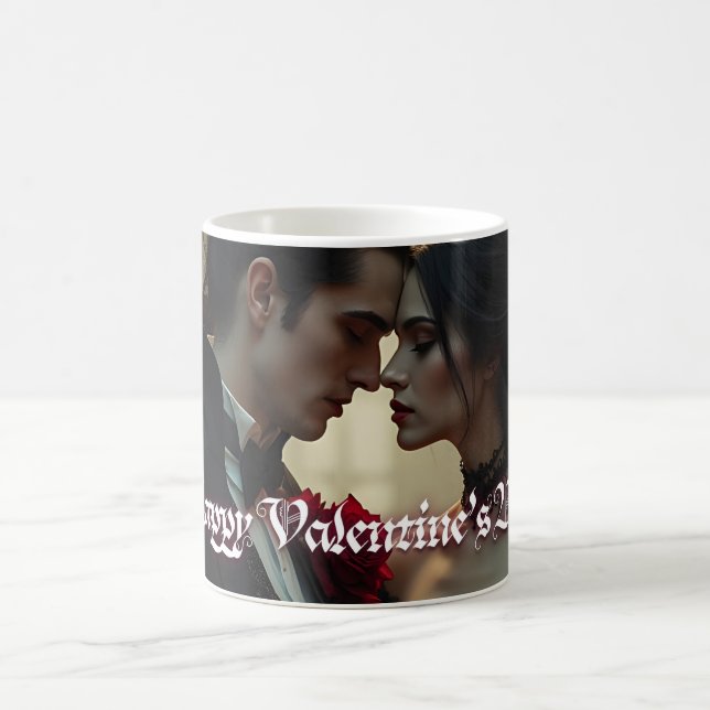 Valentinstag der ewigen Leidenschaft Kaffeetasse (Mittel)