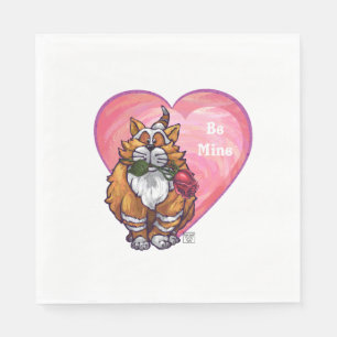Valentinstag der Ingwer Serviette