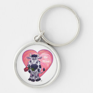 Valentinstag der Kuh Schlüsselanhänger