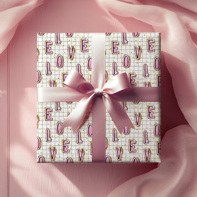 Valentinstag der Liebe Geschenkpapier (Von Creator hochgeladen)