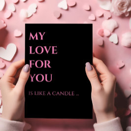 Valentinstag der Liebe Karte