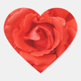 Valentinstag der rote Rose Herz-Aufkleber