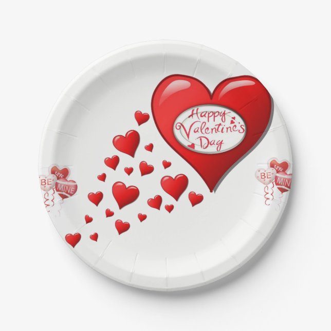 Valentinstag der Teller (Vorderseite)