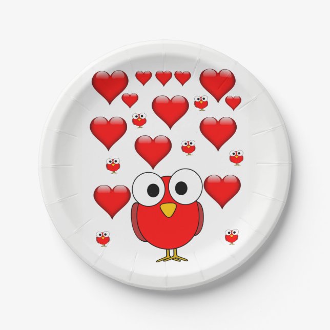 Valentinstag der Teller (Vorderseite)